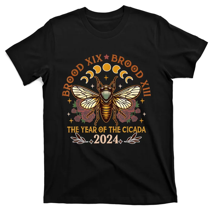 Cicada Lover Brood Xix Brood Xiii Year Of The Cicada 2024 T-Shirt