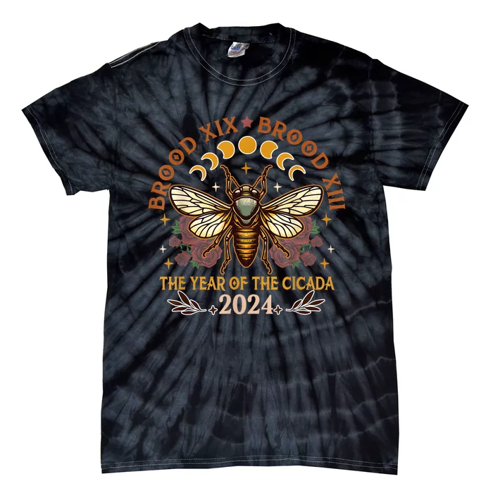 Cicada Lover Brood Xix Brood Xiii Year Of The Cicada 2024 Tie-Dye T-Shirt