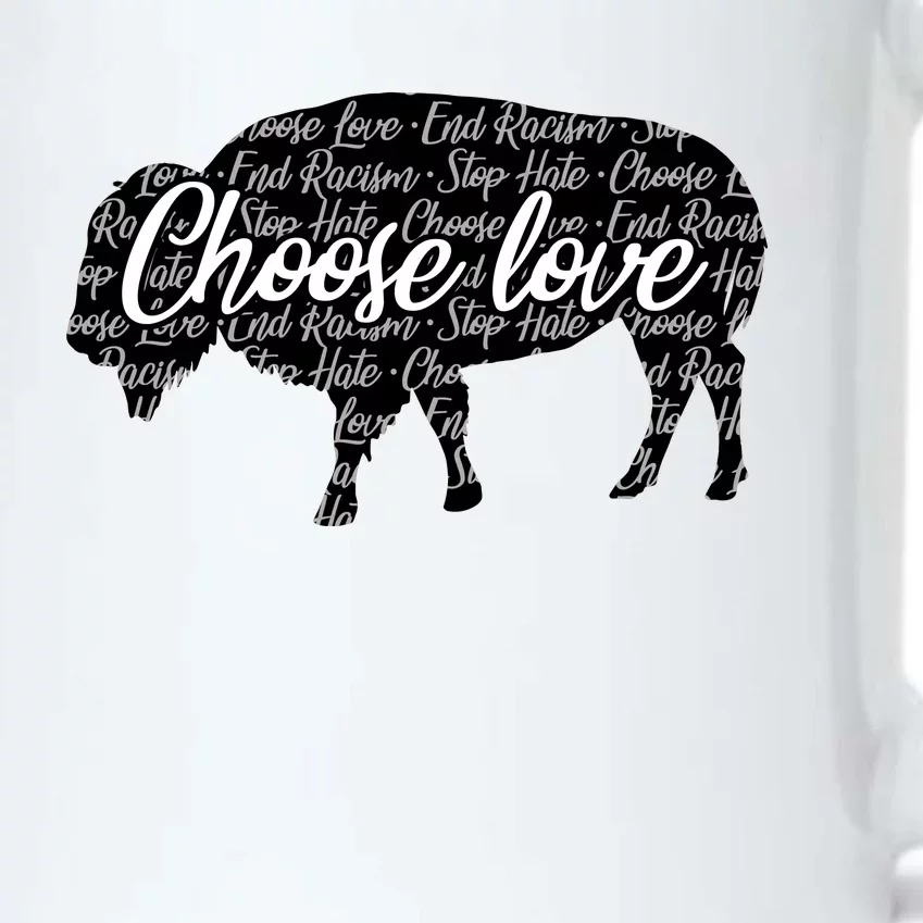 Choose Love Buffalo Black Color Changing Mug