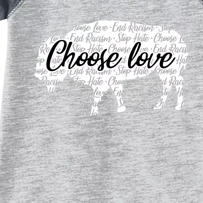 Choose Love Buffalo Infant Baby Jersey Bodysuit