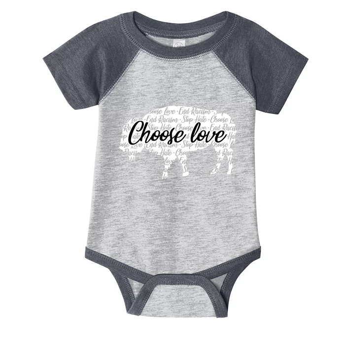 Choose Love Buffalo Infant Baby Jersey Bodysuit