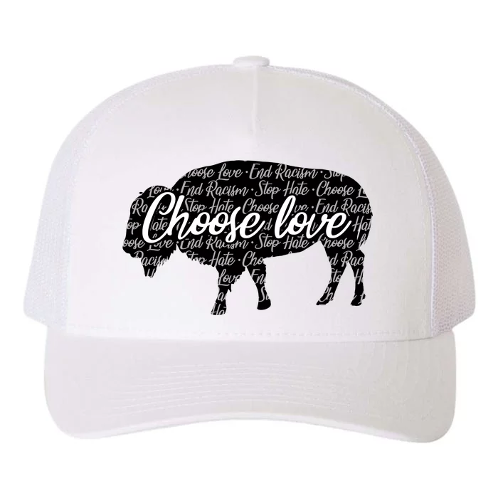 Choose Love Buffalo Yupoong Adult 5-Panel Trucker Hat