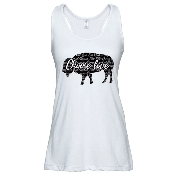 Choose Love Buffalo Ladies Essential Flowy Tank