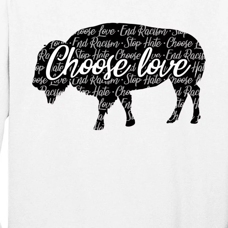 Choose Love Buffalo Tall Long Sleeve T-Shirt