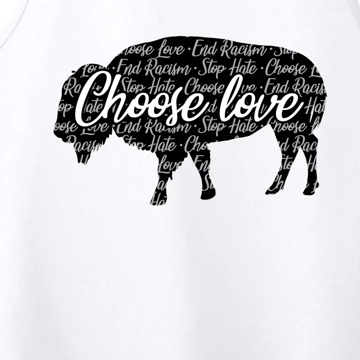 Choose Love Buffalo Performance Tank