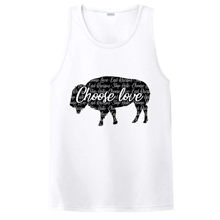 Choose Love Buffalo Performance Tank