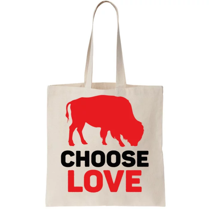 Choose Love Buffalo Gift Tote Bag