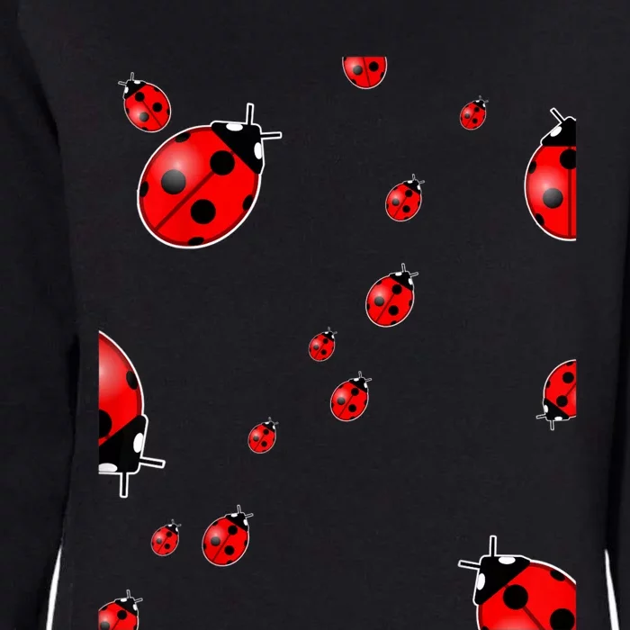 Cute Ladybugs Bugs Lover Womens California Wash Sweatshirt