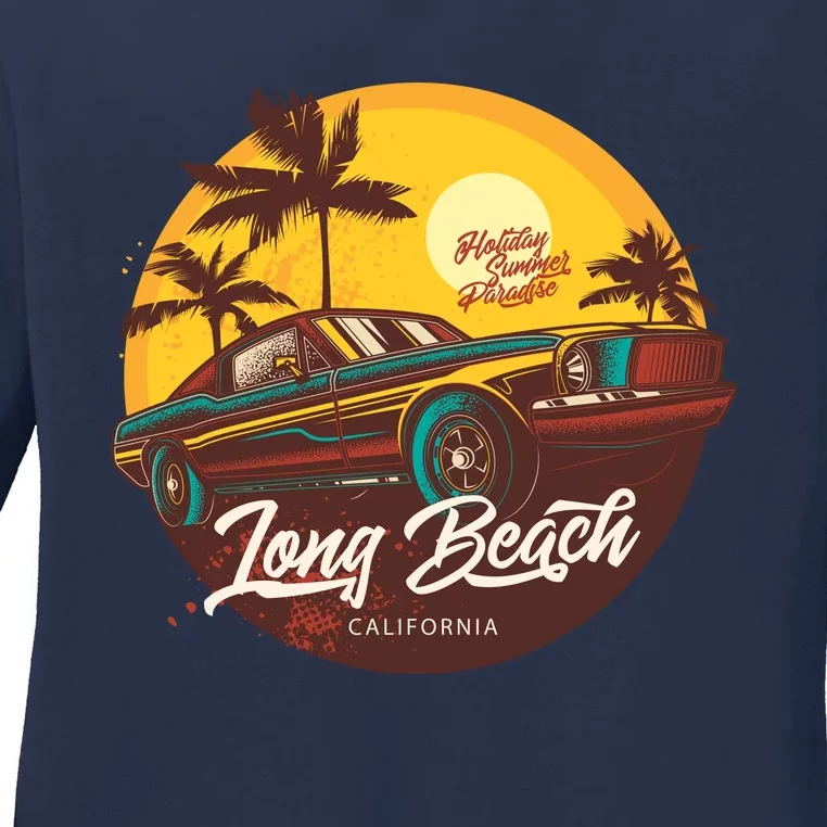 California Long Beach Ladies Long Sleeve Shirt