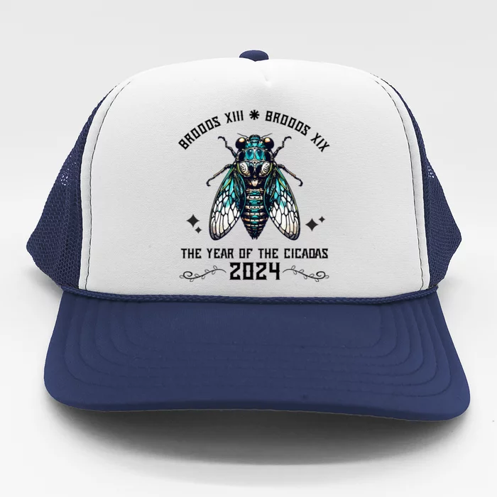 Cicada Lover Brood Xix Brood Xiii Year Of The Cicada 2024 Trucker Hat