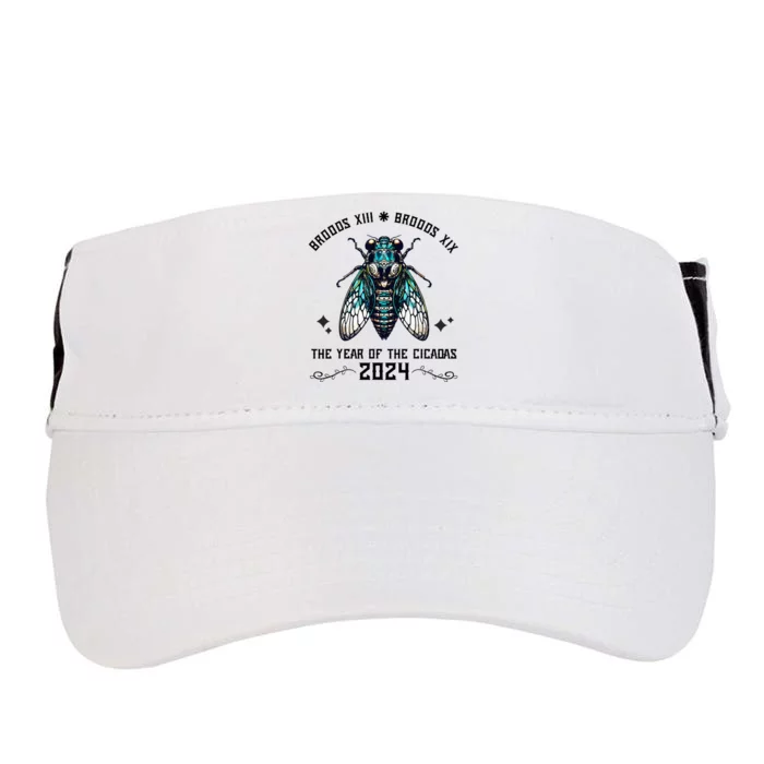 Cicada Lover Brood Xix Brood Xiii Year Of The Cicada 2024 Adult Drive Performance Visor