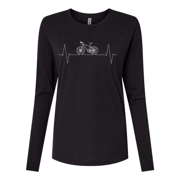 Cycling Lover  Bicycle Rider  Cycling Womens Cotton Relaxed Long Sleeve T-Shirt