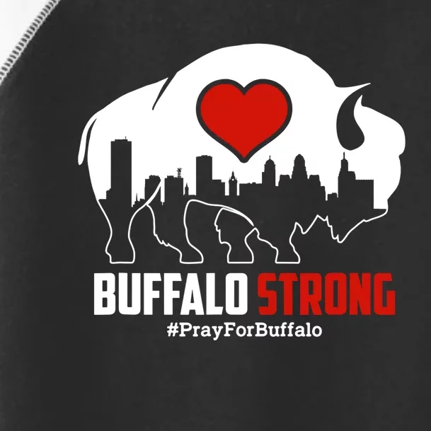 Choose Love Buffalo Strong Pray For Buffalo Toddler Fine Jersey T-Shirt