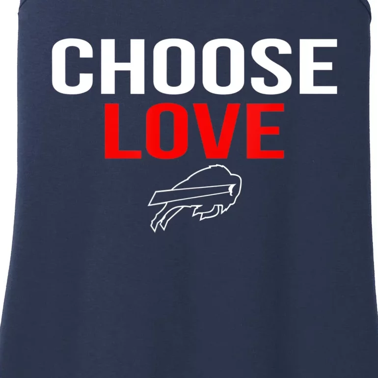 Choose Love Buffalo Stop Hate End Racism Choose Love Buffalo Ladies Essential Tank