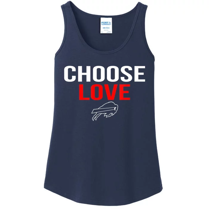 Choose Love Buffalo Stop Hate End Racism Choose Love Buffalo Ladies Essential Tank