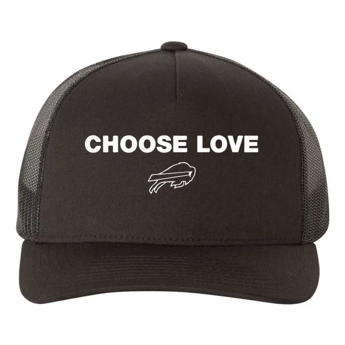 Choose Love Buffalo Yupoong Adult 5-Panel Trucker Hat