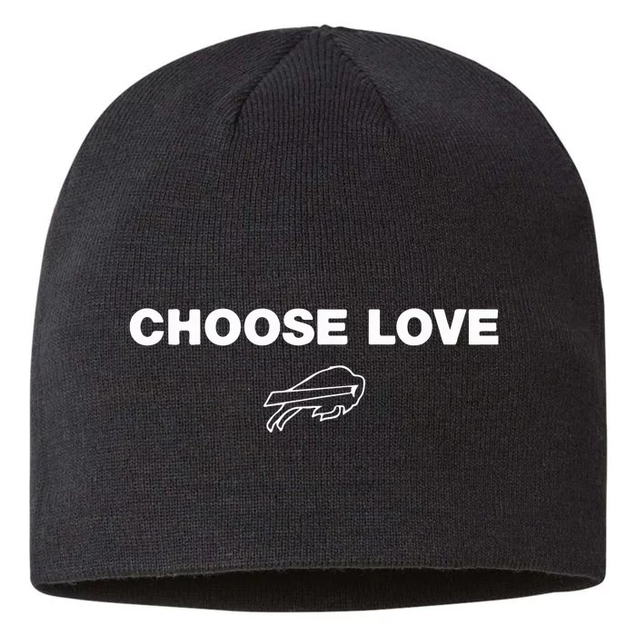 Choose Love Buffalo 8 1/2in Sustainable Knit Beanie