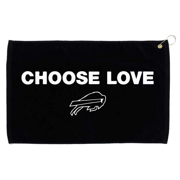 Choose Love Buffalo Grommeted Golf Towel