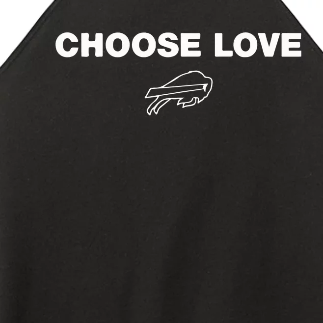 Choose Love Buffalo Women’s Perfect Tri Rocker Tank