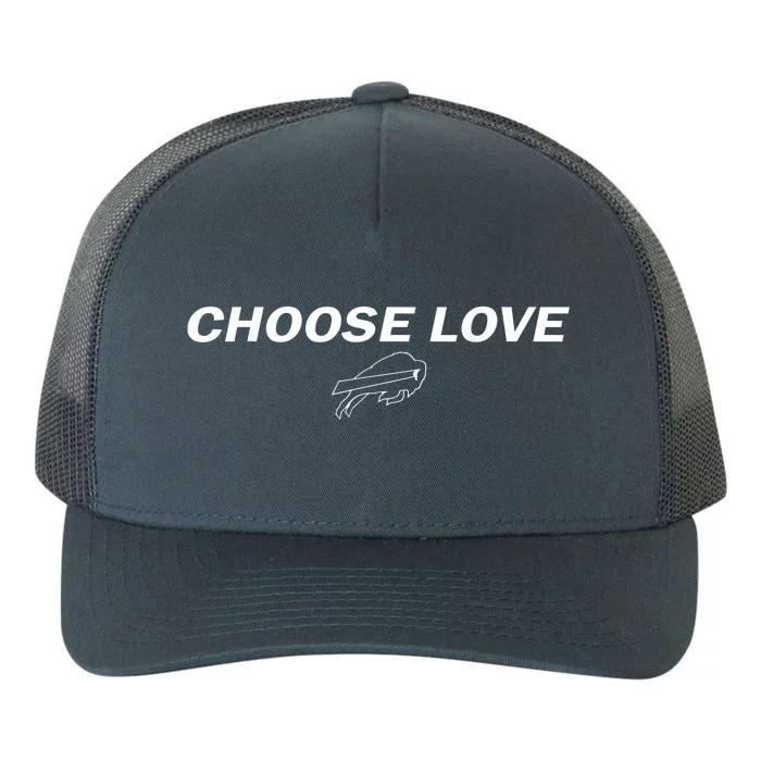 Choose Love Buffalo Yupoong Adult 5-Panel Trucker Hat