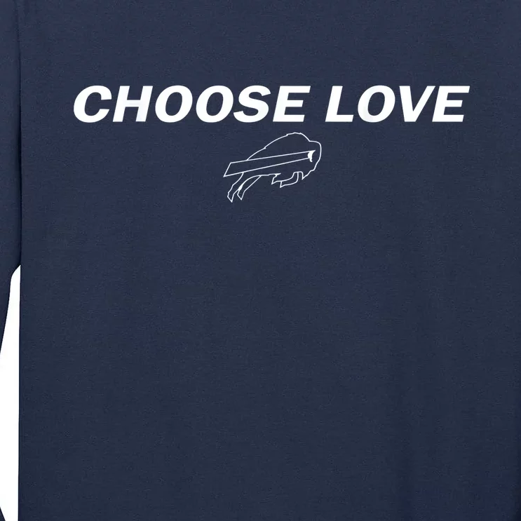 Choose Love Buffalo Tall Long Sleeve T-Shirt