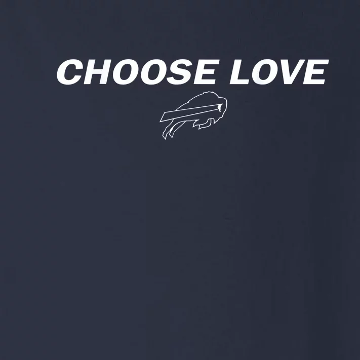 Choose Love Buffalo Toddler Long Sleeve Shirt