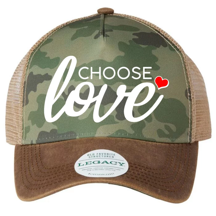 Choose Love Be Kind Legacy Tie Dye Trucker Hat