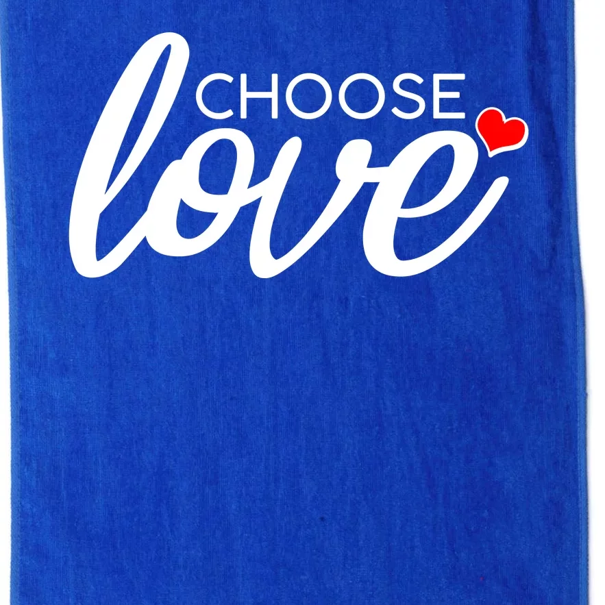 Choose Love Be Kind Platinum Collection Golf Towel