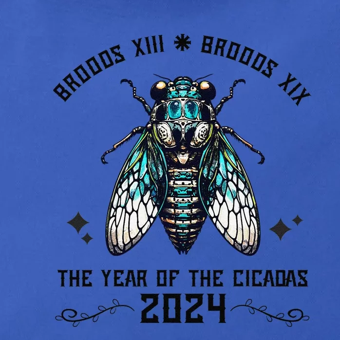 Cicada Lover Brood Xix Brood Xiii Year Of The Cicada 2024 Zip Tote Bag