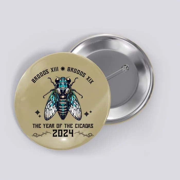 Cicada Lover Brood Xix Brood Xiii Year Of The Cicada 2024 Button