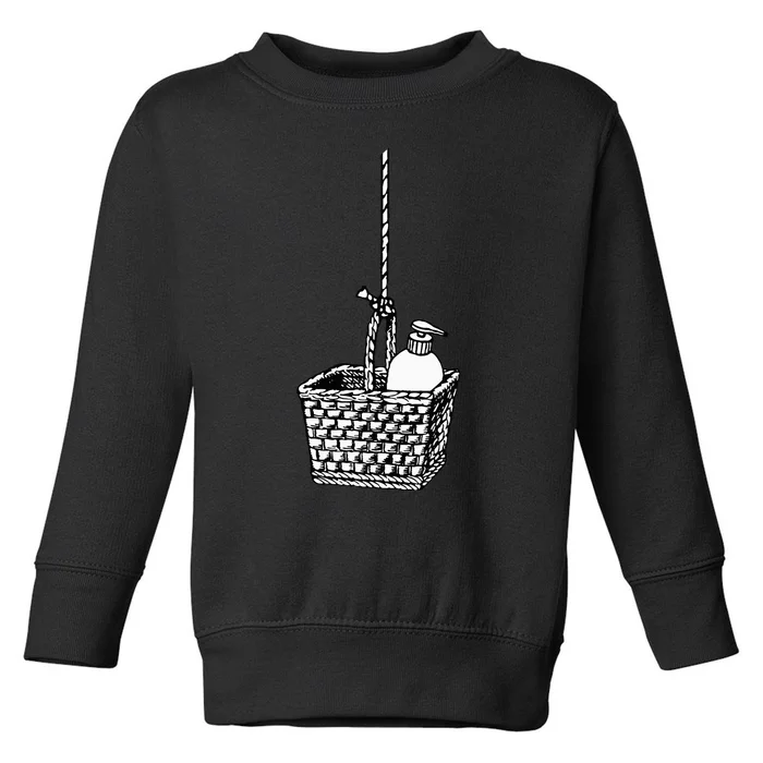 Creepy Lotion Basket True Crime Serial Killer Horror Movie Toddler Sweatshirt