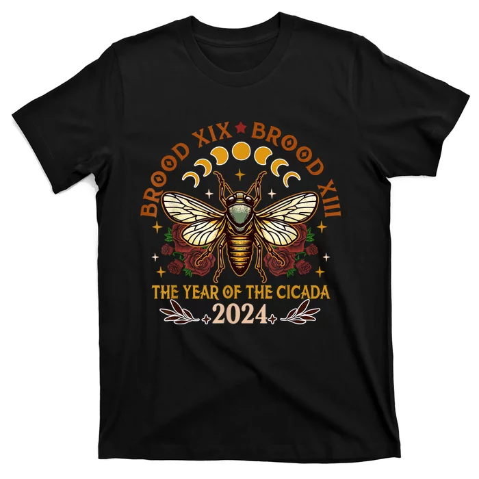 Cicada Lover Brood Xix Brood Xiii Year Of The Cicada 2024 T-Shirt