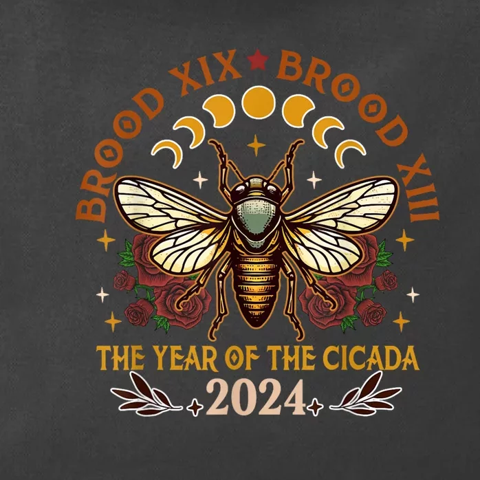 Cicada Lover Brood Xix Brood Xiii Year Of The Cicada 2024 Zip Tote Bag