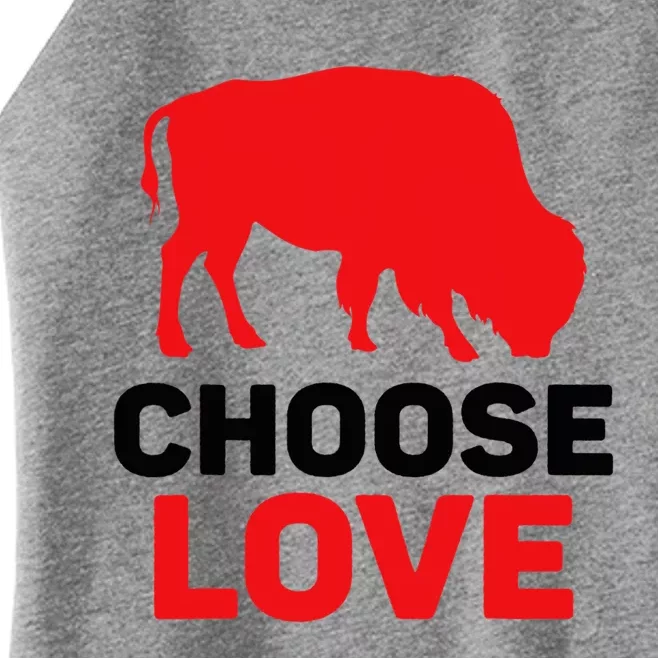 Choose Love Buffalo Choose Love Bills Women’s Perfect Tri Rocker Tank