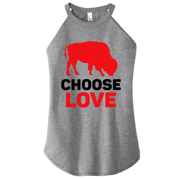 Choose Love Buffalo Choose Love Bills Women’s Perfect Tri Rocker Tank