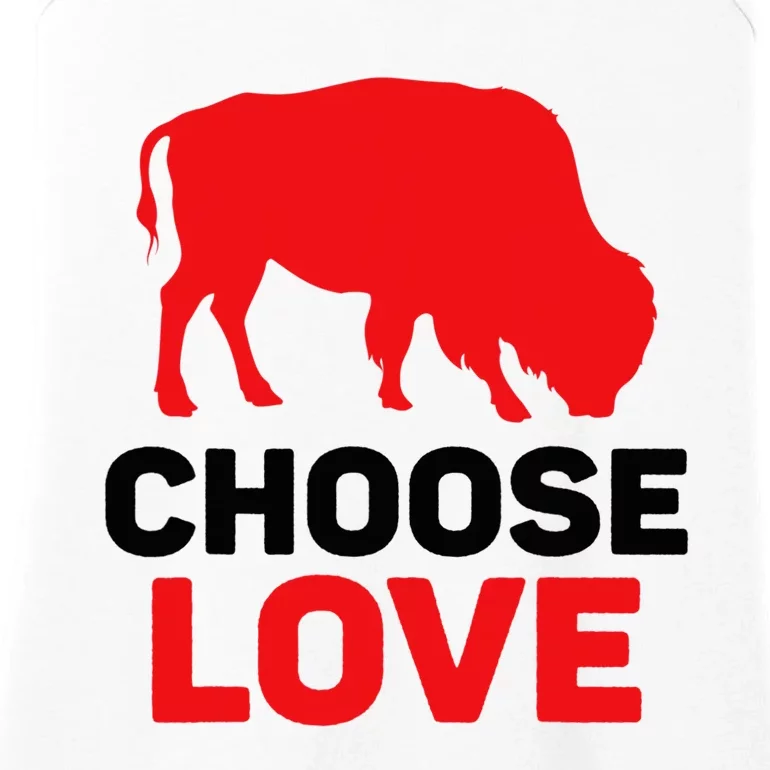 Choose Love Buffalo Choose Love Bills Ladies Essential Tank