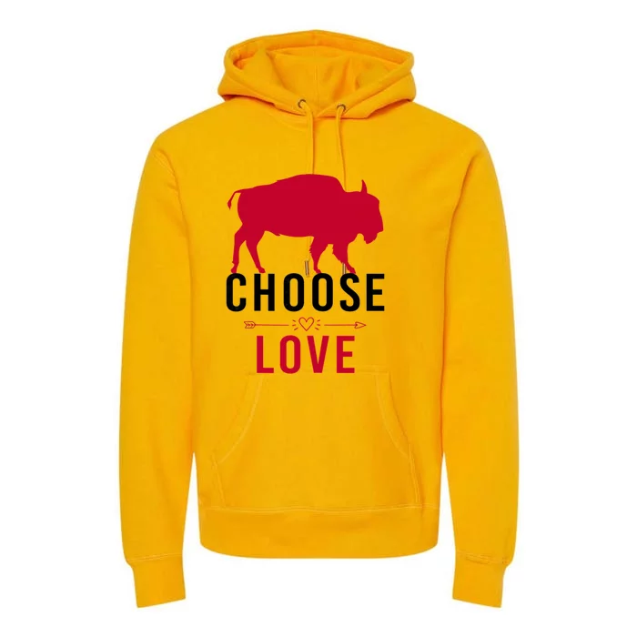 Choose Love Buffalo Buffalo Bills Choose Love Premium Hoodie