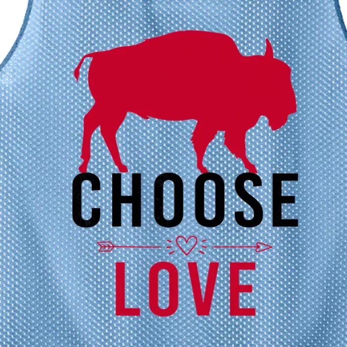 Choose Love Buffalo Buffalo Bills Choose Love Mesh Reversible Basketball Jersey Tank