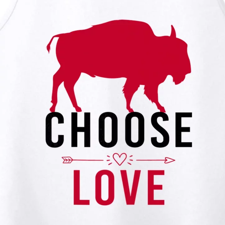 Choose Love Buffalo Buffalo Bills Choose Love Performance Tank