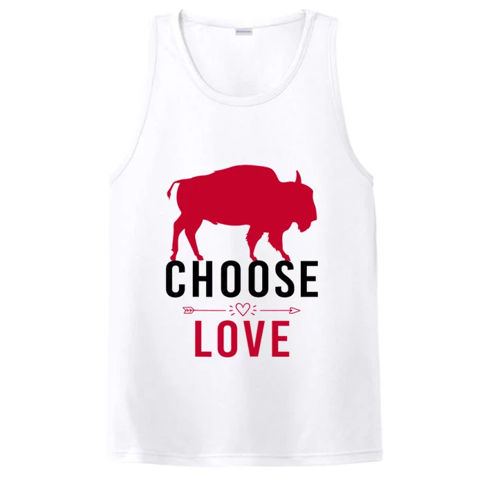 Choose Love Buffalo Buffalo Bills Choose Love Performance Tank