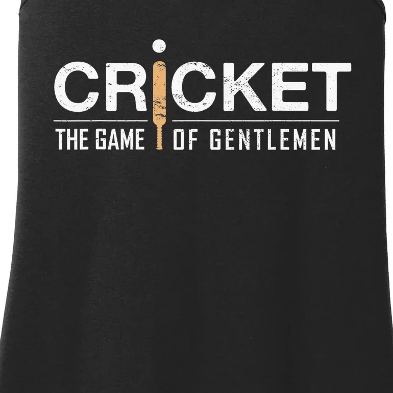 Cricket Like Baseball Funny Player Coach Sports Ladies Essential Tank