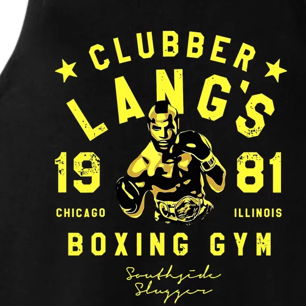 Clubber Lang's Boxing Gym Ladies Tri-Blend Wicking Tank