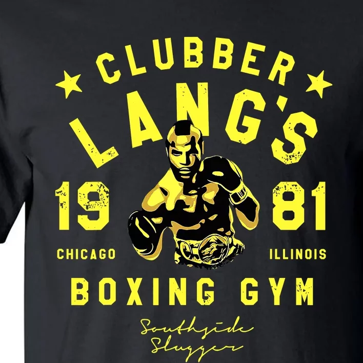 Clubber Lang's Boxing Gym Tall T-Shirt