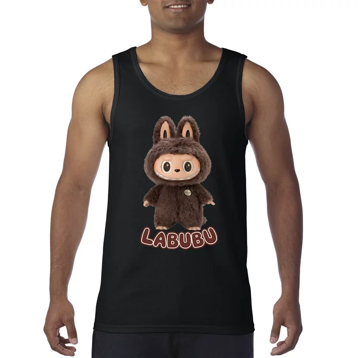 Cute Labubu Classic Pose Fun Labubu Lover Gifts Tank Top