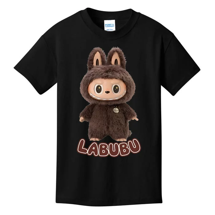 Cute Labubu Classic Pose Fun Labubu Lover Gifts Kids T-Shirt