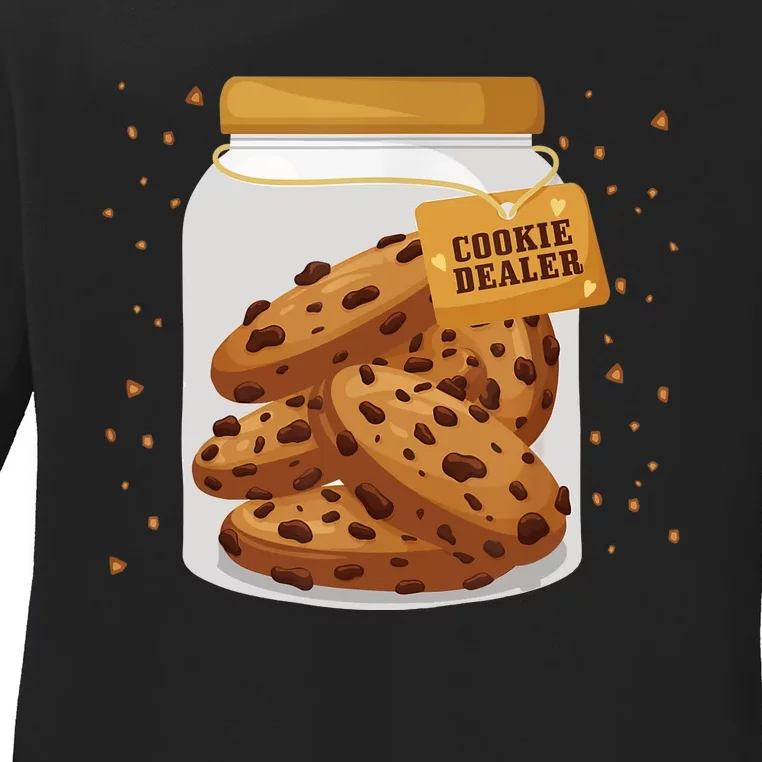 Cookie Lover Cookie Baker Cookie Dealer Ladies Long Sleeve Shirt