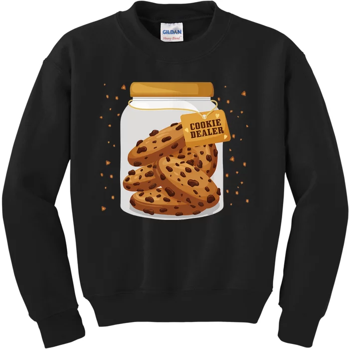 Cookie Lover Cookie Baker Cookie Dealer Kids Sweatshirt