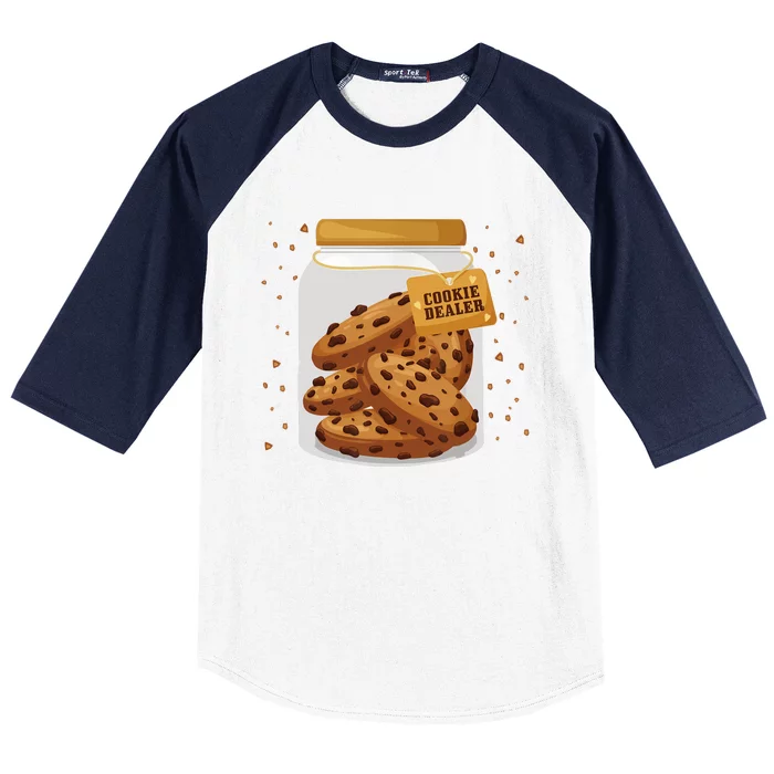 Cookie Lover Cookie Baker Cookie Dealer Baseball Sleeve Shirt