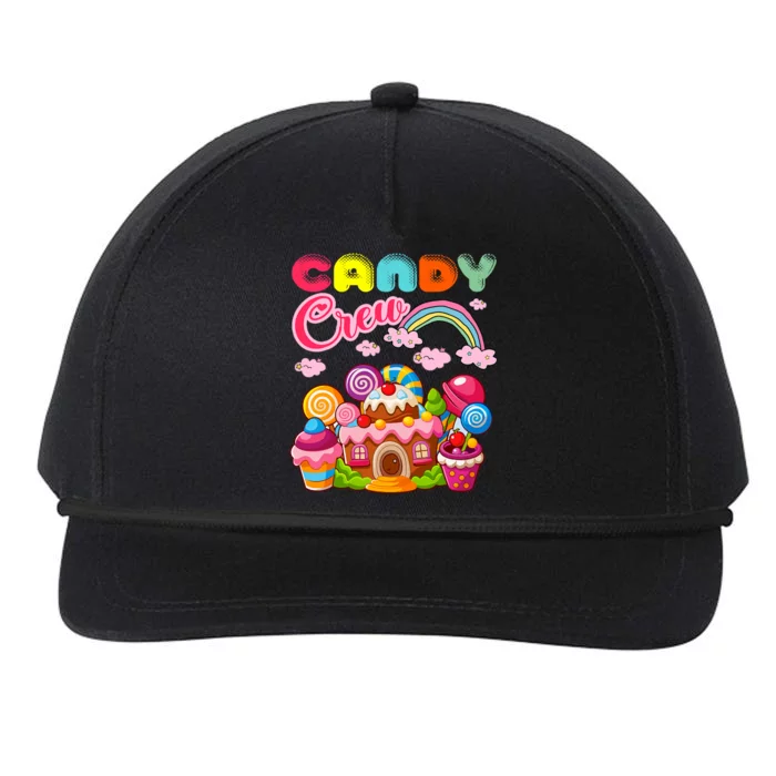 Candy Land Candy Crew Decorations Sweetie Candy Squad Snapback Five-Panel Rope Hat