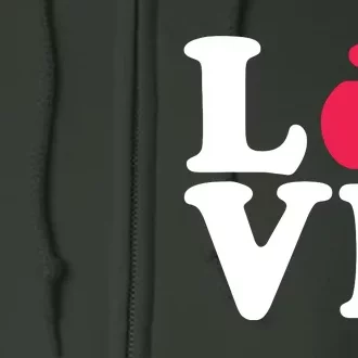 Curling Love Full Zip Hoodie